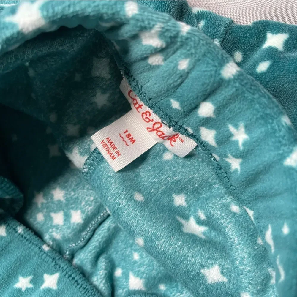 Carter's Teal Starry Pajama Set